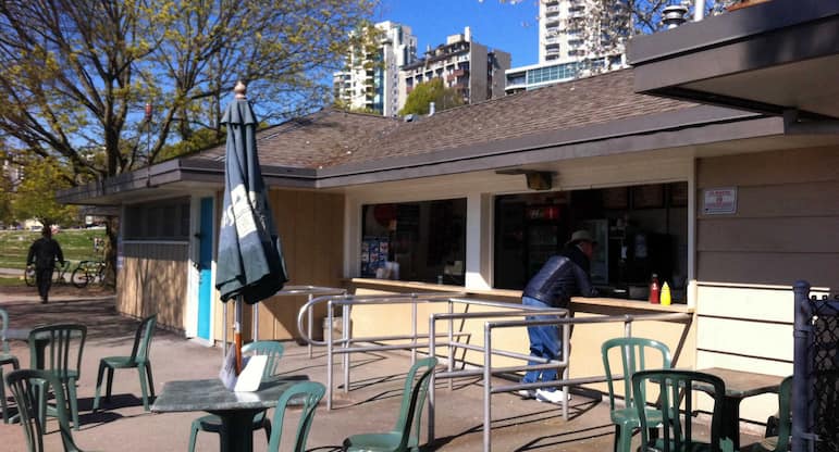 Sunset Beach Concession, West End, Vancouver